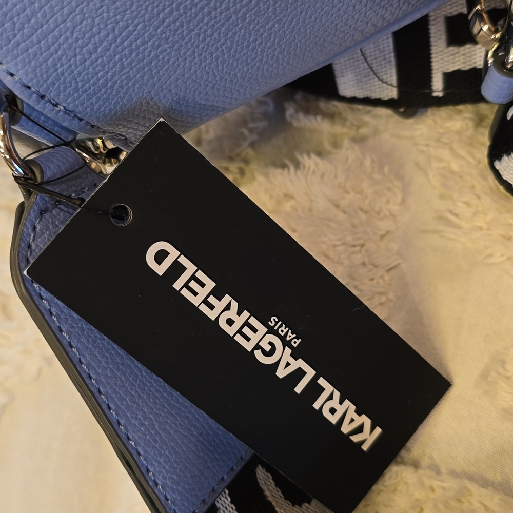 Karl Lagerfeld Light Blue Crossbody Set NWT - Picture 14 of 14